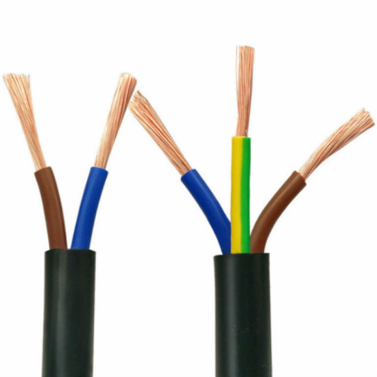 Environmentally Friendly PVC Insulated 300/300V H03VV-F Stranded Copper Electrical Wire