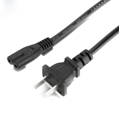 Hot Sale UL Approved 2 Pin Power Cord with C7 Connector 